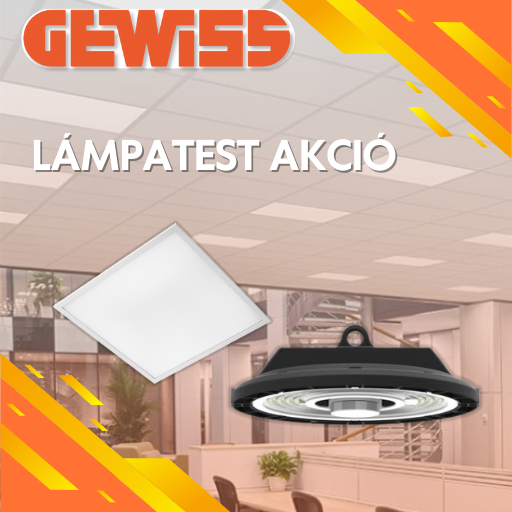 Gewiss - Lámpatest Akció